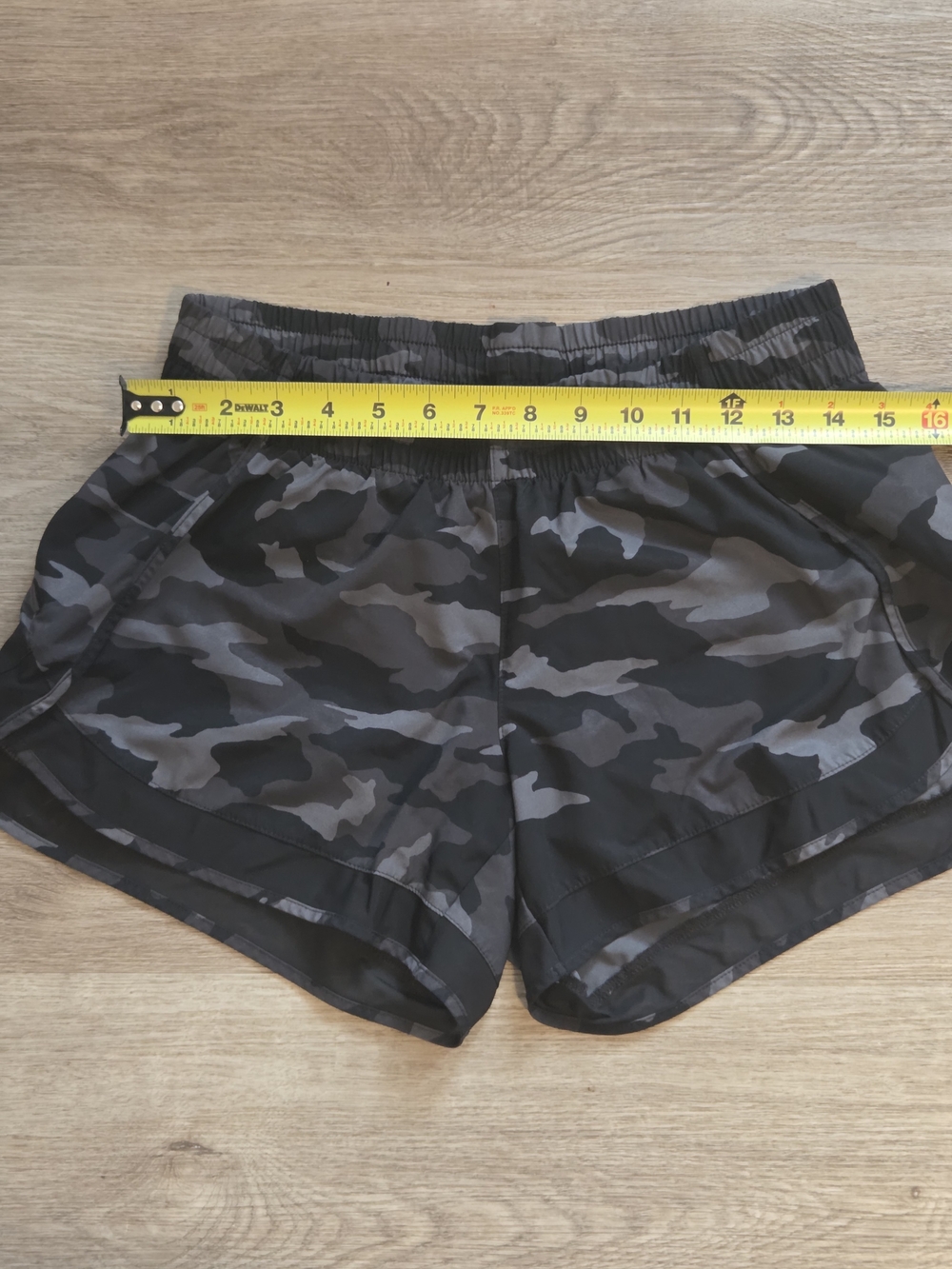 Athleta Black Camo Athletic Shorts - Picture 6 of 7
